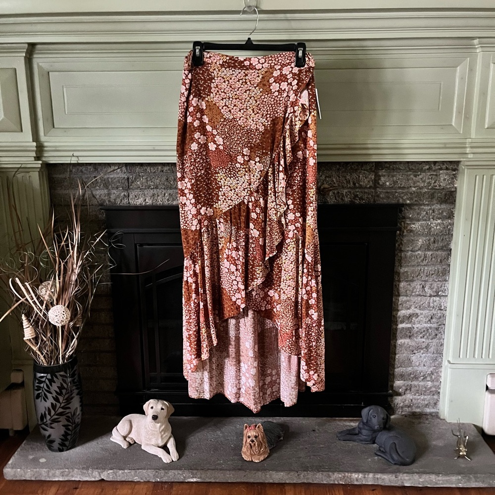 FINAL! NWT Sonoma Asymmetrical Maxi Skirt